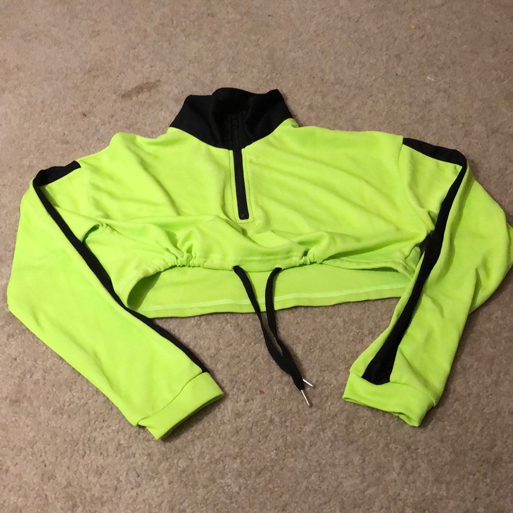 Mid ZIP Crop Shirt